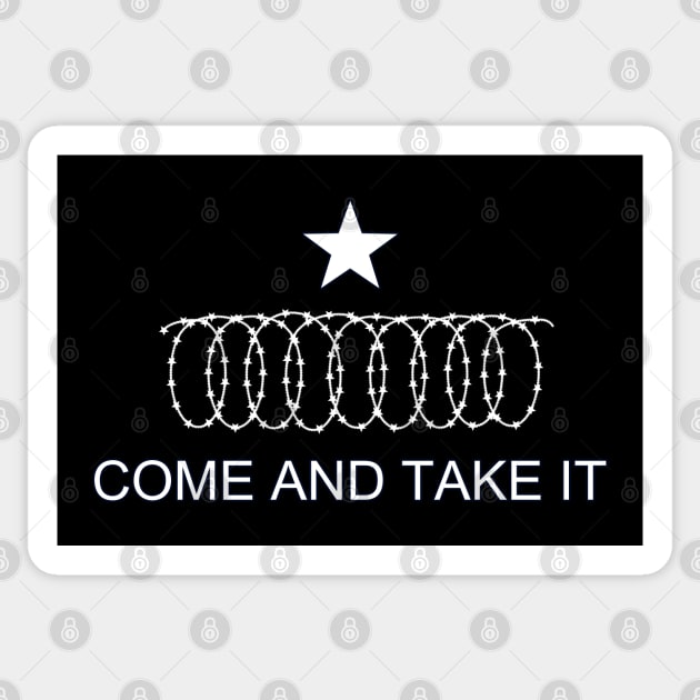 Come and Take It Razor Wire Edition Sticker by SolarCross